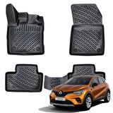 Renault Captur 3D Havuzlu Paspas 2020-