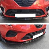 Renault Clio 5 Ön Tampon Altı Lip 3 Parça 2019-2022