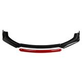 Seat Leon Ön Tampon Altı Lip 4 Parça 2013-2019 (Kırmızı)