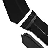Seat Leon Ön Tampon Altı Lip 4 Parça 2013-2019 (Kırmızı)