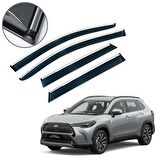 Toyota Corolla Cross Krom Çıtalı Cam Rüzgarlığı 2020-