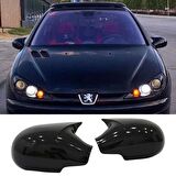 Peugeot 206 Batman Yarasa Ayna Kapağı Piano Black 1998-2012