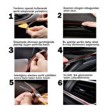 Carmind Karbon Torpido Şerit Fitil 5mt