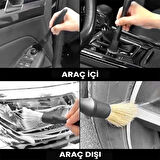 Carmind Oto Detay Temizlik Fırçası Seti Premium 3 Parça