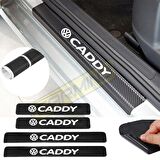 Vw Caddy Karbon Kapı Eşiği Oto Sticker 4 Adet