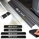 Hyundai İ30 Karbon Kapı Eşiği Oto Sticker 4 Adet