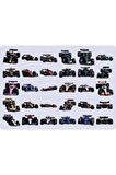 F1 Formula Sticker Etiket 2 Sayfa 60 Adet Etiket
