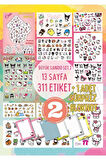 Sanrio Sticker Set 2 Hello Kitty Kuromi Melody Planlayıcı Journal Telefon Etiket Bloknot