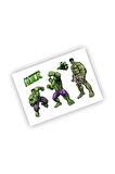 7 Sayfa 88 Adet Süper Kahraman Etiket Sticker Set Spiderman - Hulk - Captain America