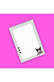 Kuromi Sanrio Not Defterleri | Notepad | Bloknot | Memo | A5 (14x20cm) 40 Sayfa Not Defteri