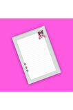 Kuromi Sanrio Not Defterleri | Notepad | Bloknot | Memo | A5 (14x20cm) 40 Sayfa Not Defteri
