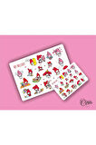 My Melody Sticker Set - 3 Sayfa 78 Adet Etiket