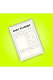 Günlük Planlayıcı | Daily Planner | Notepad | Notebook | Not Defteri | A5 Bloknot