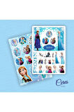 Elsa Frozen Sticker Etiket 2 Sayfa Etiket (A5)