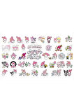 My Melody Sanrio Hello Kitty Sticker Etiket 1 Sayfa 38 Adet Etiket