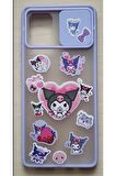 Kuromi Sticker Etiket Tek Sayfa 43 Adet Etiket ( Planlayıcı Bullet Journal Için Uygundur.)