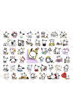 Pochacco Sanrio Hello Kitty Sticker Etiket 1 Sayfa 47 Adet Etiket