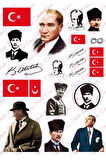 23 Nisan 19 Mayıs 30 Ağustos 29 Ekim Atatürk Cumhuriyet Çıkartmaları | Etiket | Sticker