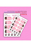 Black Pink Okul Etiketi 16 Adet 35x60mm Etiket + 10 Adet Sticker
