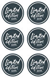 Limited Edition Sticker Etiket 24 Adet Etiket 4,5 cm Çapında.