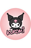 Kuromi Etiket 4 Çeşit Toplam 48 Adet 4cm - Kişiselleştirilebilir - Organizasyon için uygundur.