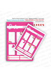 Okul Etiketi 12 Adet 40x60mm 8 Adet 10x60mm Toplam 20 Adet Barbie Temalı Okul Etiketi