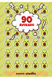 Avokado Sticker Etiket 3 Sayfa 90 Etiket Öğretmen Seti