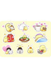 Chicky Sticker Etiket 3 Sayfa 31 Adet Etiket - Sarı Civciv