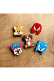 Jibbitz Terlik Süsü 5 'li Set Paw Patrol Ve Arkadaşları–hediye Paketli Özel Seri (birikiyedi )