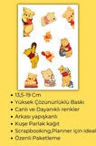 2'Li Winnie The Pooh Sticker Set Telefon Laptop Notebook Tablet Defter Matara Stiker Etiket