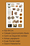Vintage Planlayıcı Sticker Planner Ajanda Bullet Journal İçin Uygun