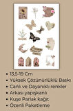Vintage Sticker Planner Ajanda Bullet Journal Için Uygun