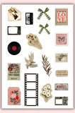 Vintage Sticker Planner Ajanda Bullet Journal Için Uygun
