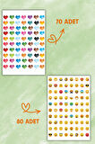 7 Sayfa Öğretmen Sticker Seti Öğrenci/ Ödül/ Ödev Stickerı/A4 Boyutu