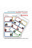 Avengers Marvel Okul Etiketi 16 Adet 40x65mm Etiket