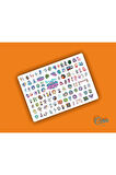 Rick And Morty Rick&morty Sticker Etiket 1 Sayfa 98 Adet Etiket