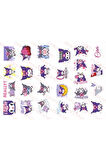 En Dev Sanrio Sticker Set Hello Kitty Kuromi 25 Syf 650+ Etiket + 1 Bloknot (bullet Journal)