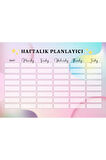 Haftalık Planlayıcı Not Defteri