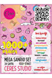 Sanrio Sticker Set Hello Kitty Kuromi Melody Cinnamoroll 34 Syf 1000 Journal Telefon Etiket