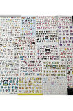 Sanrio Sticker Set Hello Kitty Kuromi Melody Cinnamoroll 34 Syf 1000 Journal Telefon Etiket