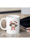 Şeffaf Kawaii Sticker Etiket