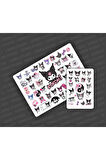 Kuromi Sticker 61 Adet Etiket ( Planlayıcı Bullet Journal Için Uygundur.)