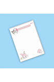 Melody Kuromi | Planlayıcı | Notepad | Bloknot | Memo | (14x19cm) 40 Sayfa Not Defteri