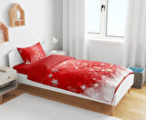Erayshome Yılbaşı Christmas 3D Dijital Baskılı Tek Kişilik Nevresim Takımı