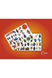 Ninjago Sticker Etiket 2 Sayfa (a5) 53 Adet Etiket