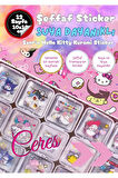 Şeffaf Kuromi Sanrio Su Geçirmez Sticker - My Melody Hello Kitty Cinnamoroll Etiket Seti