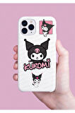 Şeffaf Kuromi Sanrio Su Geçirmez Sticker - My Melody Hello Kitty Cinnamoroll Etiket Seti