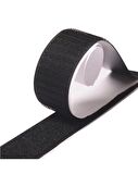Çankaya Cırt Bant  Arkası Yapışkanlı, 2 Cm Çapında 1 Metre ( Ilmek& Kanca )takım SİYAH CIRT BANT 2CM