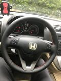 Honda CR-V Araca Özel Dikmeli Direksiyon Kılıfı (kırmızı ipli)