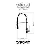 Creavit Sipiralli Mutfak Armatürü
